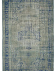 7 x 11 Blue Overdyed Rug - 35