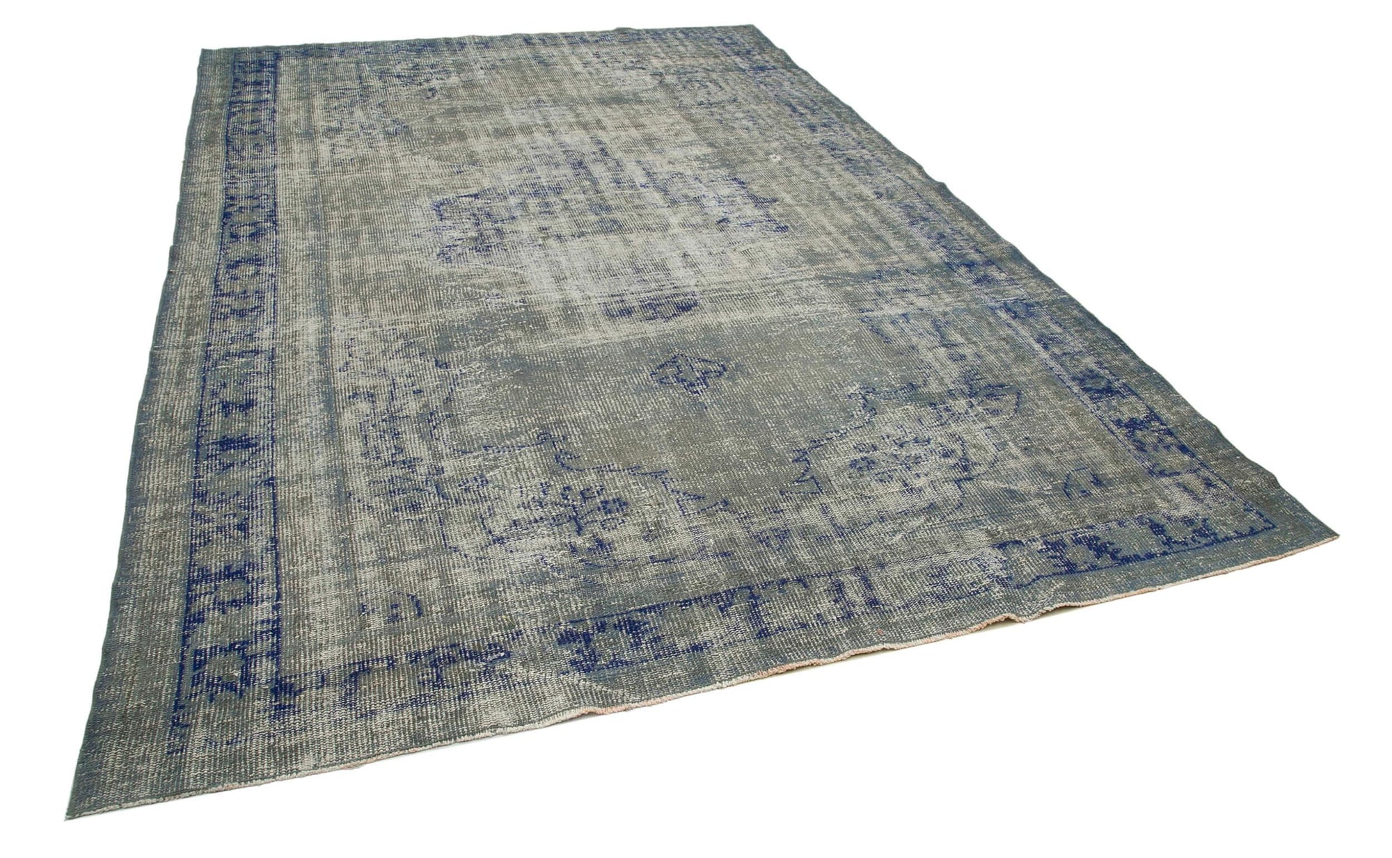 7 x 11 Blue Overdyed Rug - 35