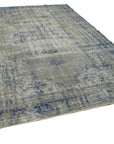 7 x 11 Blue Overdyed Rug - 35