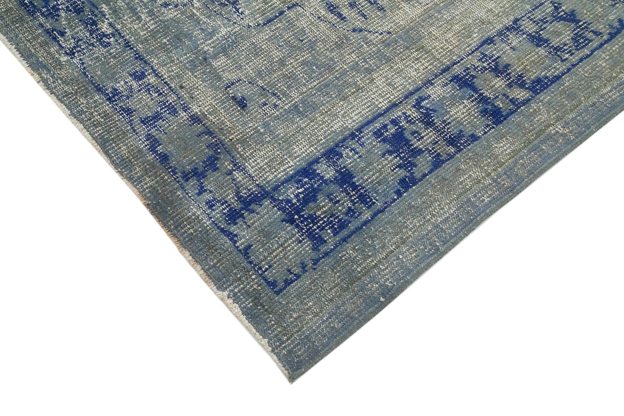 7 x 11 Blue Overdyed Rug - 35