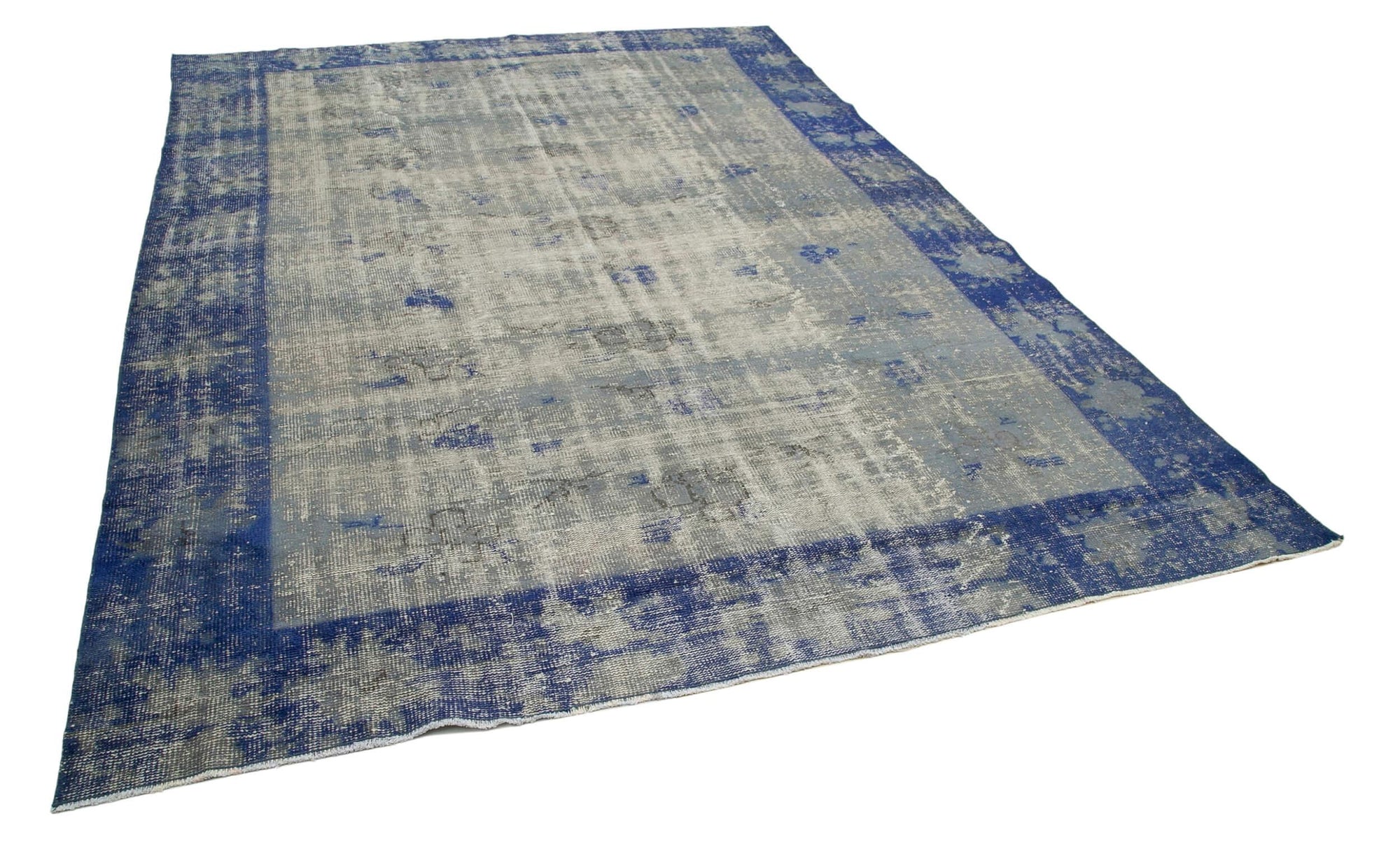 8 x 11 Blue Overdyed Rug - 36