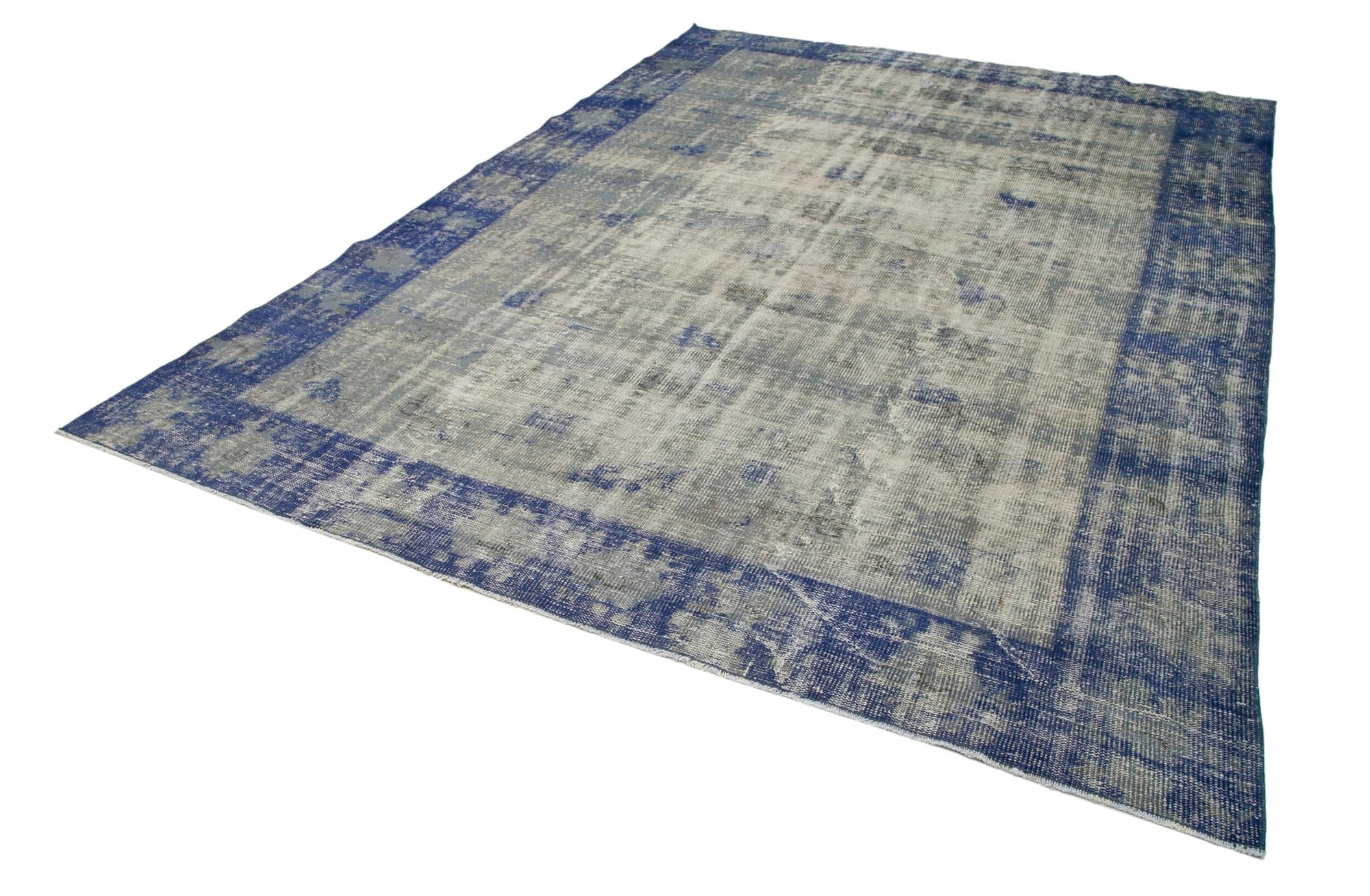 8 x 11 Blue Overdyed Rug - 36