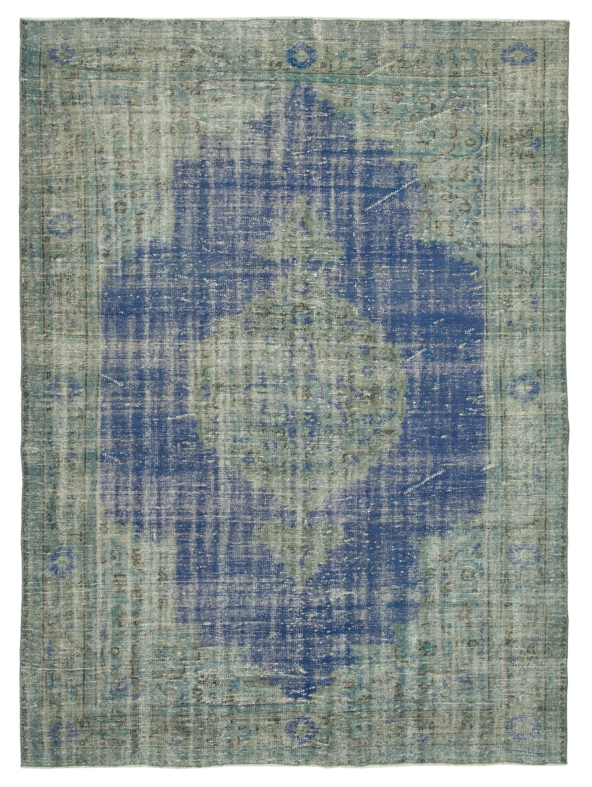 7 x 10 Blue Overdyed Rug - 38