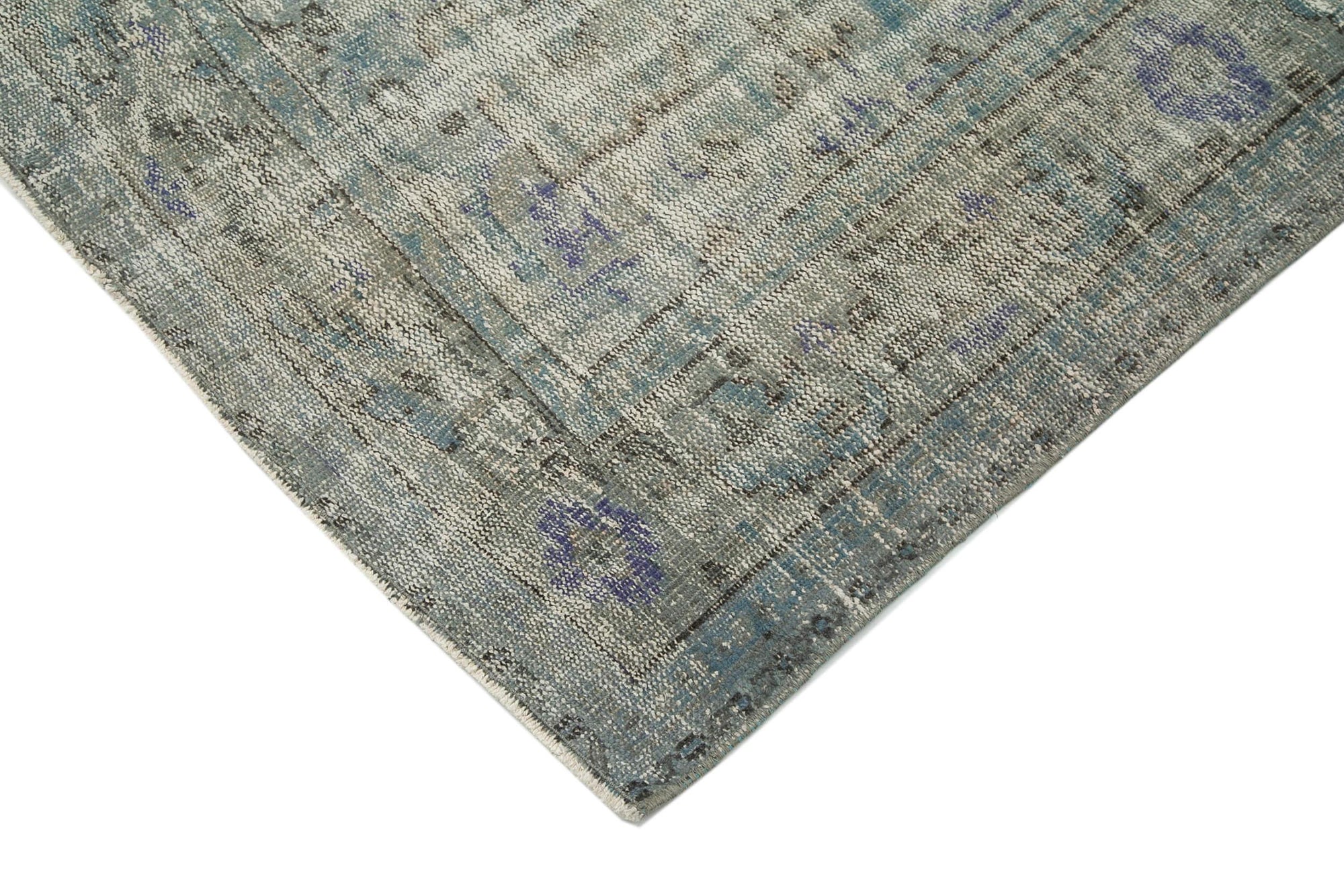 7 x 10 Blue Overdyed Rug - 38