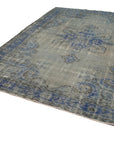 7 x 10 Blue Overdyed Rug - 39