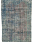 7 x 10 Blue Overdyed Rug - 40