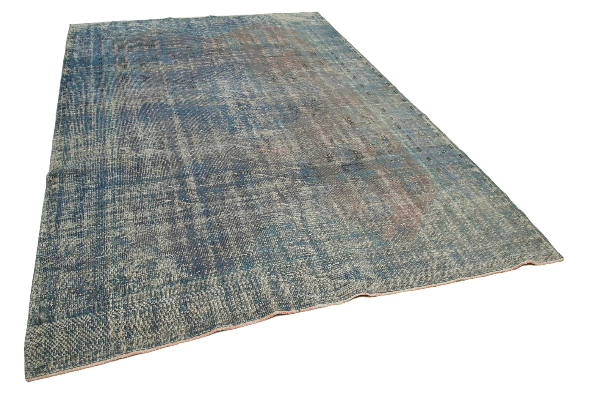 7 x 10 Blue Overdyed Rug - 40