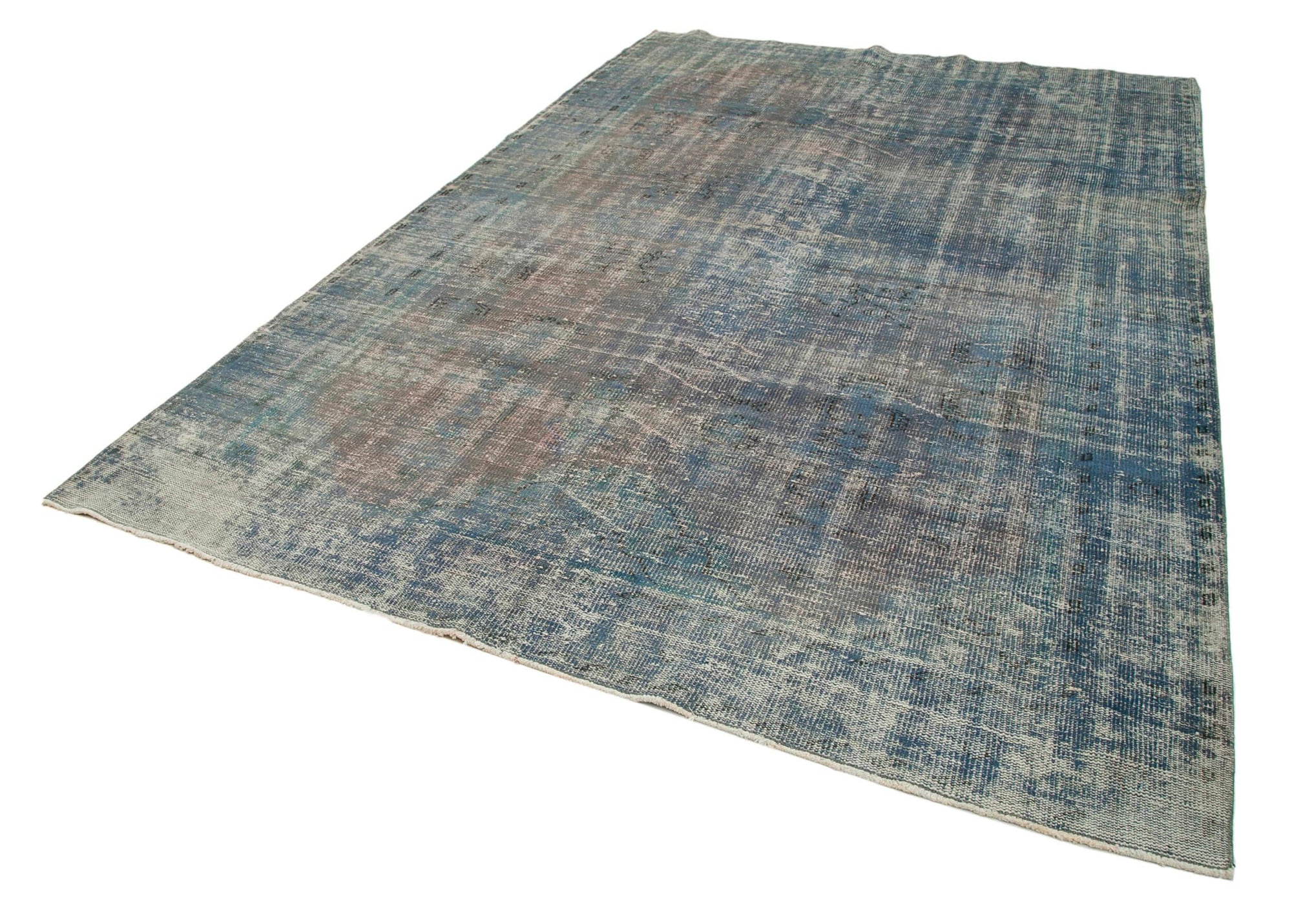 7 x 10 Blue Overdyed Rug - 40