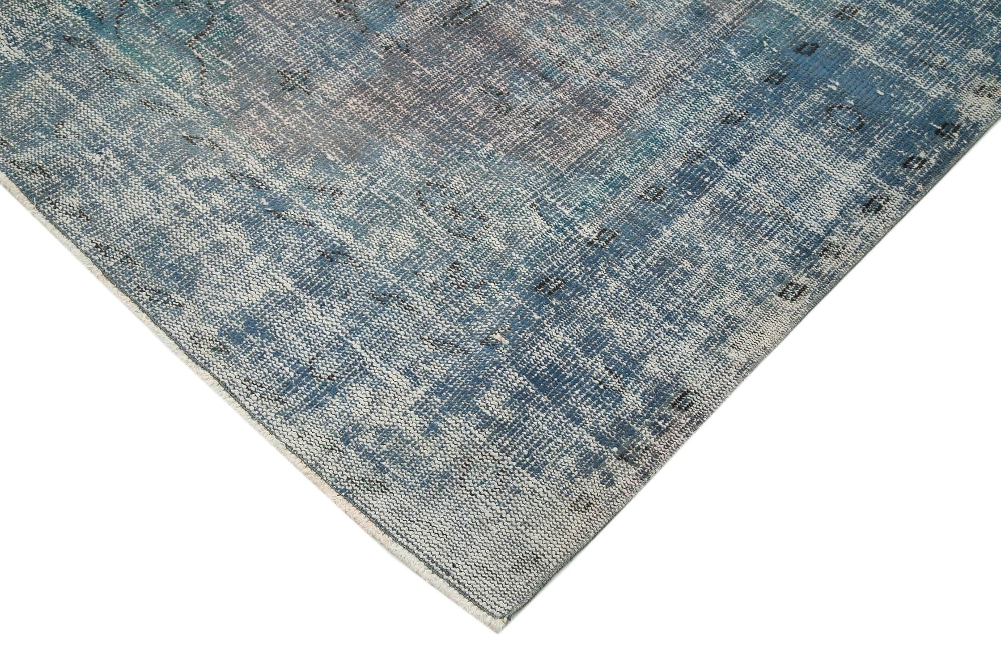 7 x 10 Blue Overdyed Rug - 40