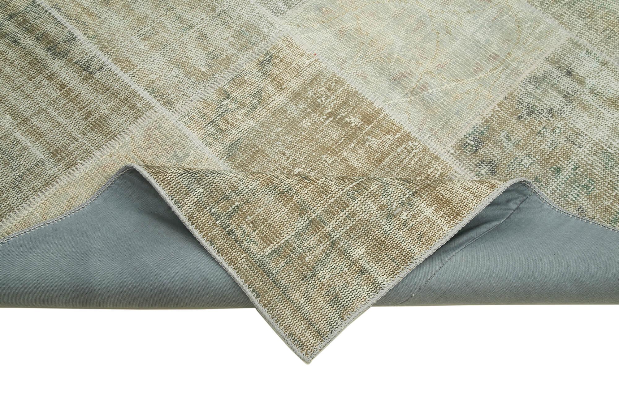 6 x 8 Beige Patchwork Rug - 623