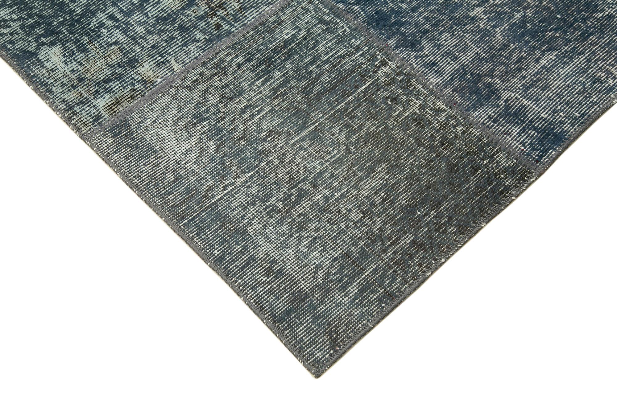 6 x 8 Grey Patchwork Rug - 665