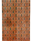 5 x 8 Orange Bohemian Rug  - 18