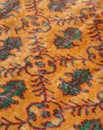 5 x 8 Orange Bohemian Rug  - 18