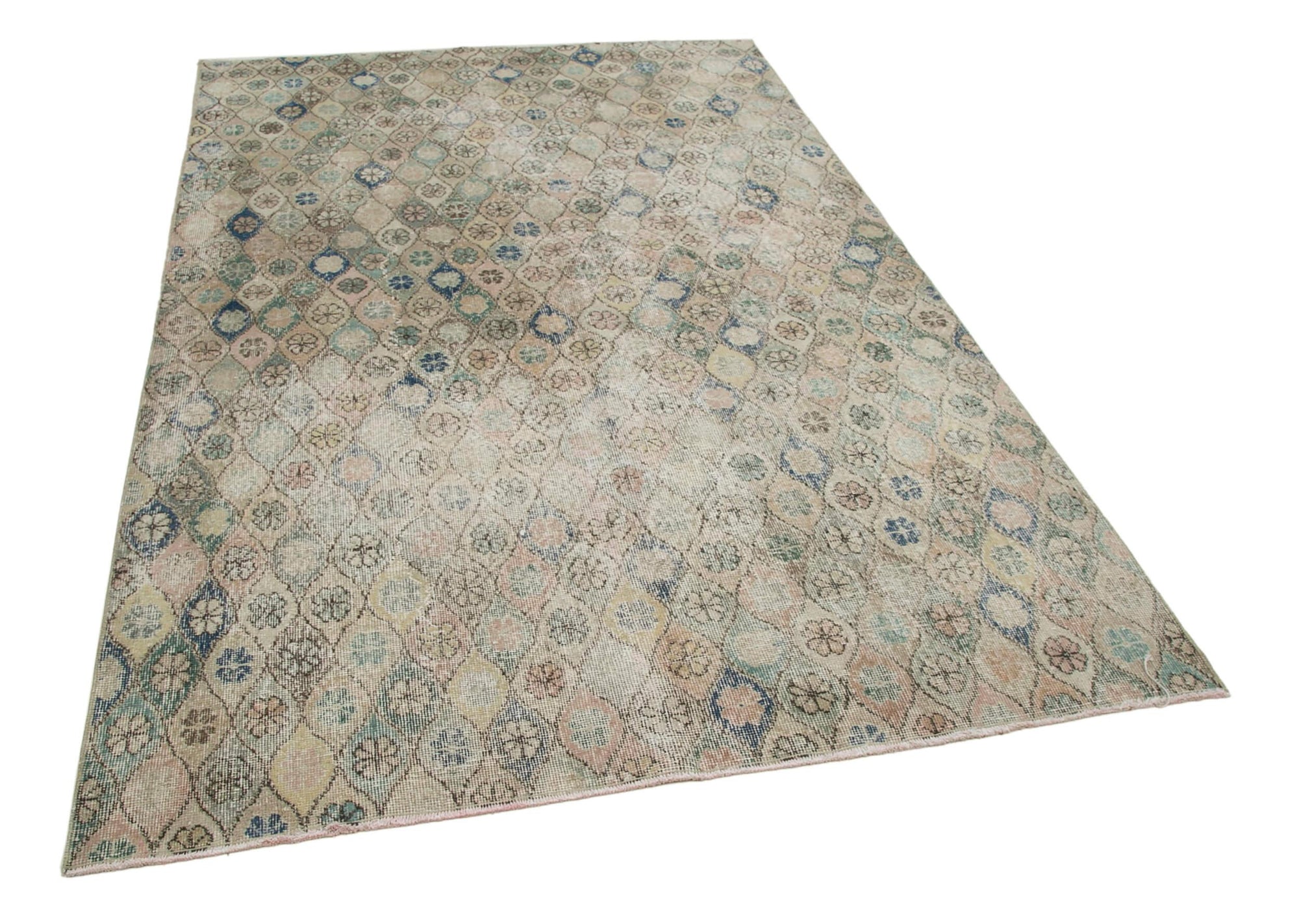 5 x 8 Beige Bohemian Rug  - 742