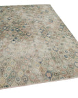 5 x 8 Beige Bohemian Rug  - 742