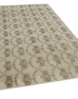 6 x 9 Beige Bohemian Rug  - 743