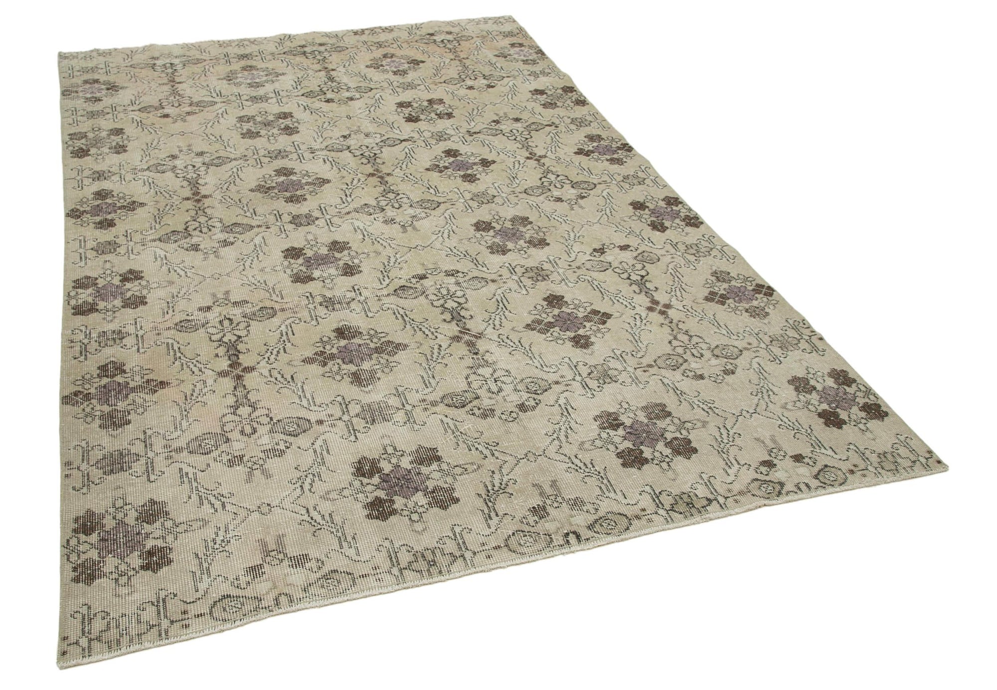 6 x 8 Beige Bohemian Rug  - 744