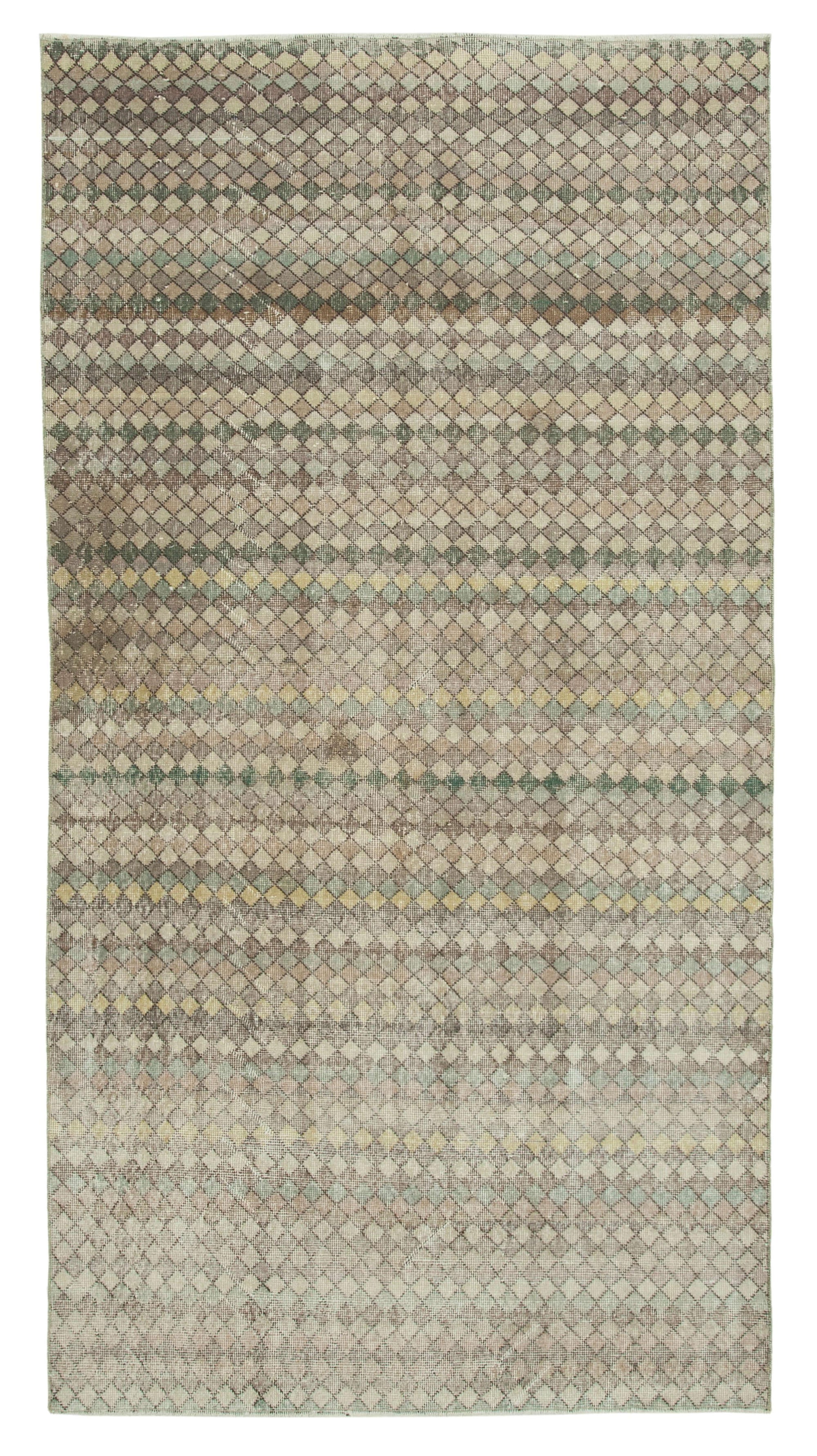 5 x 9 Beige Bohemian Rug  - 745