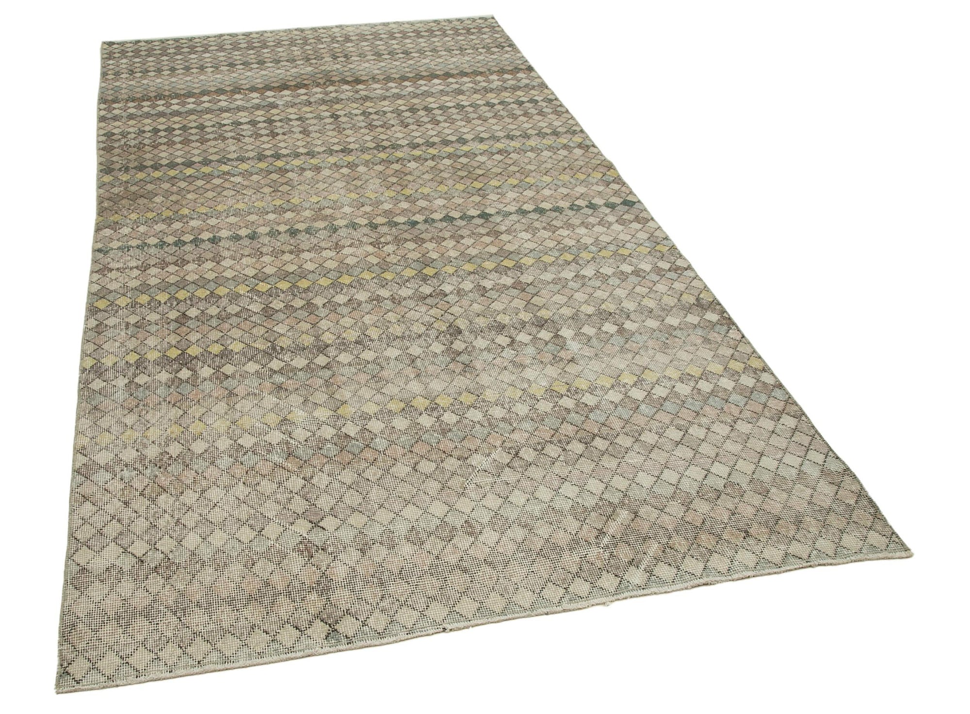 5 x 9 Beige Bohemian Rug  - 745