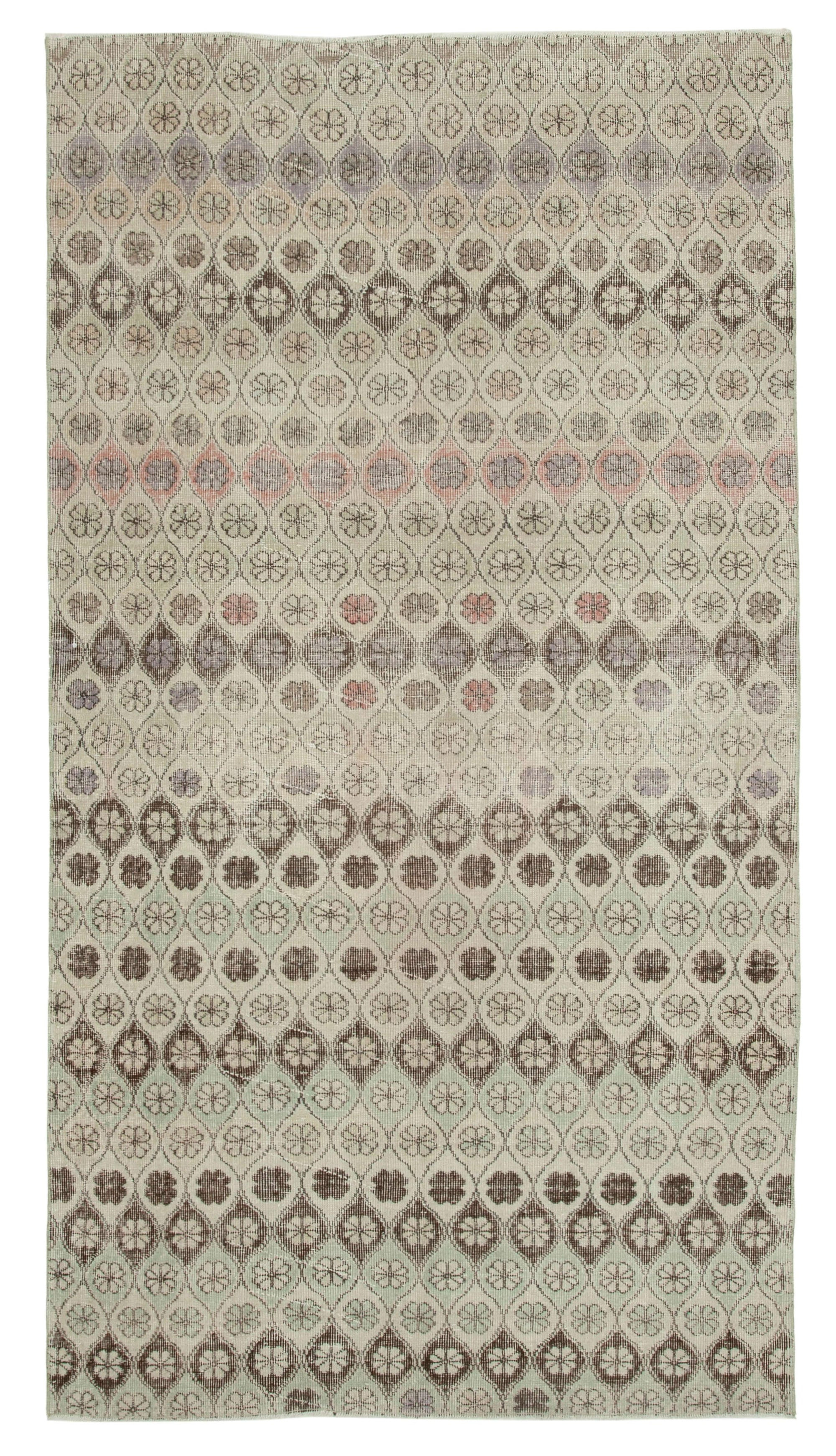 5 x 9 Beige Bohemian Rug  - 746