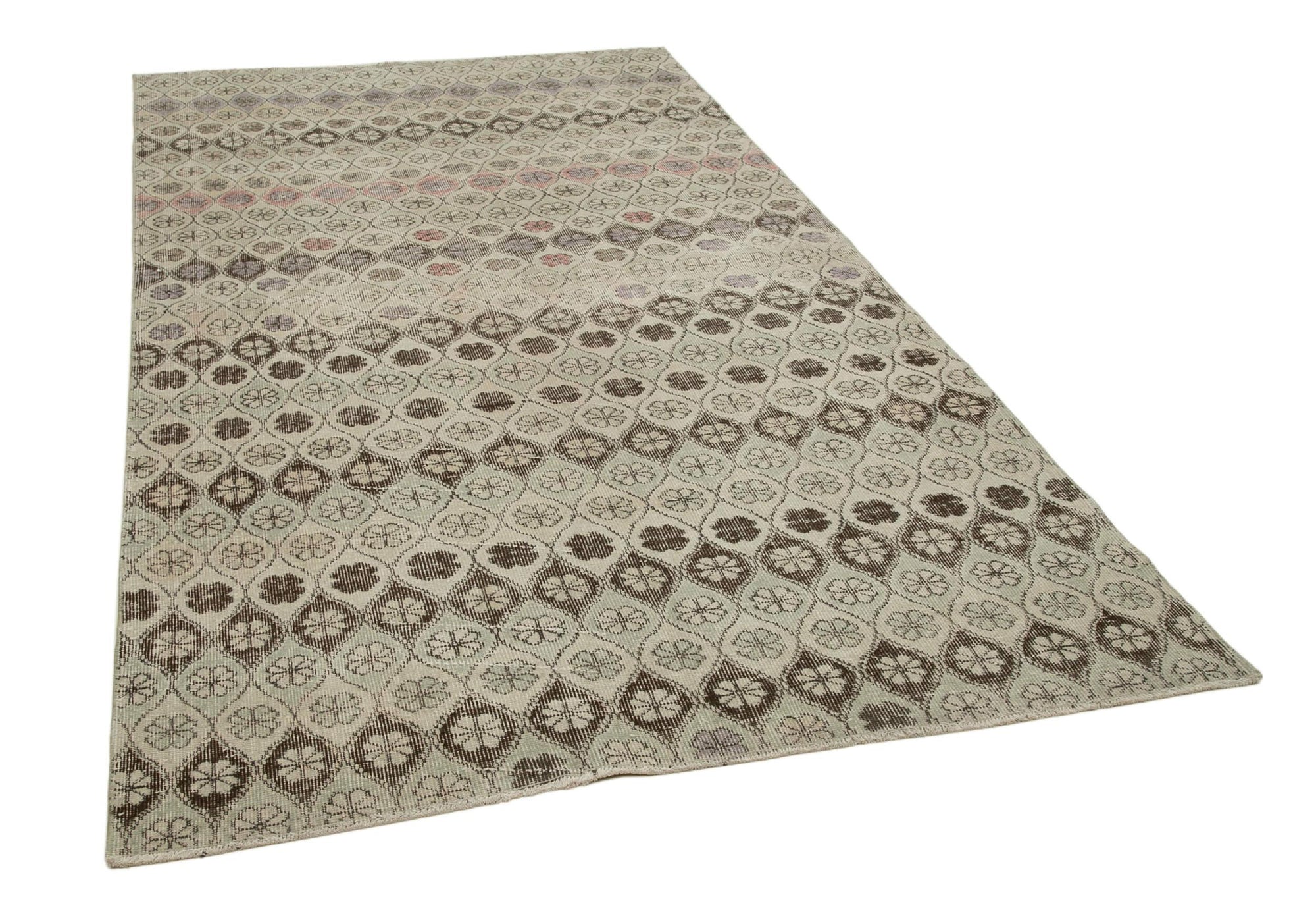 5 x 9 Beige Bohemian Rug  - 746