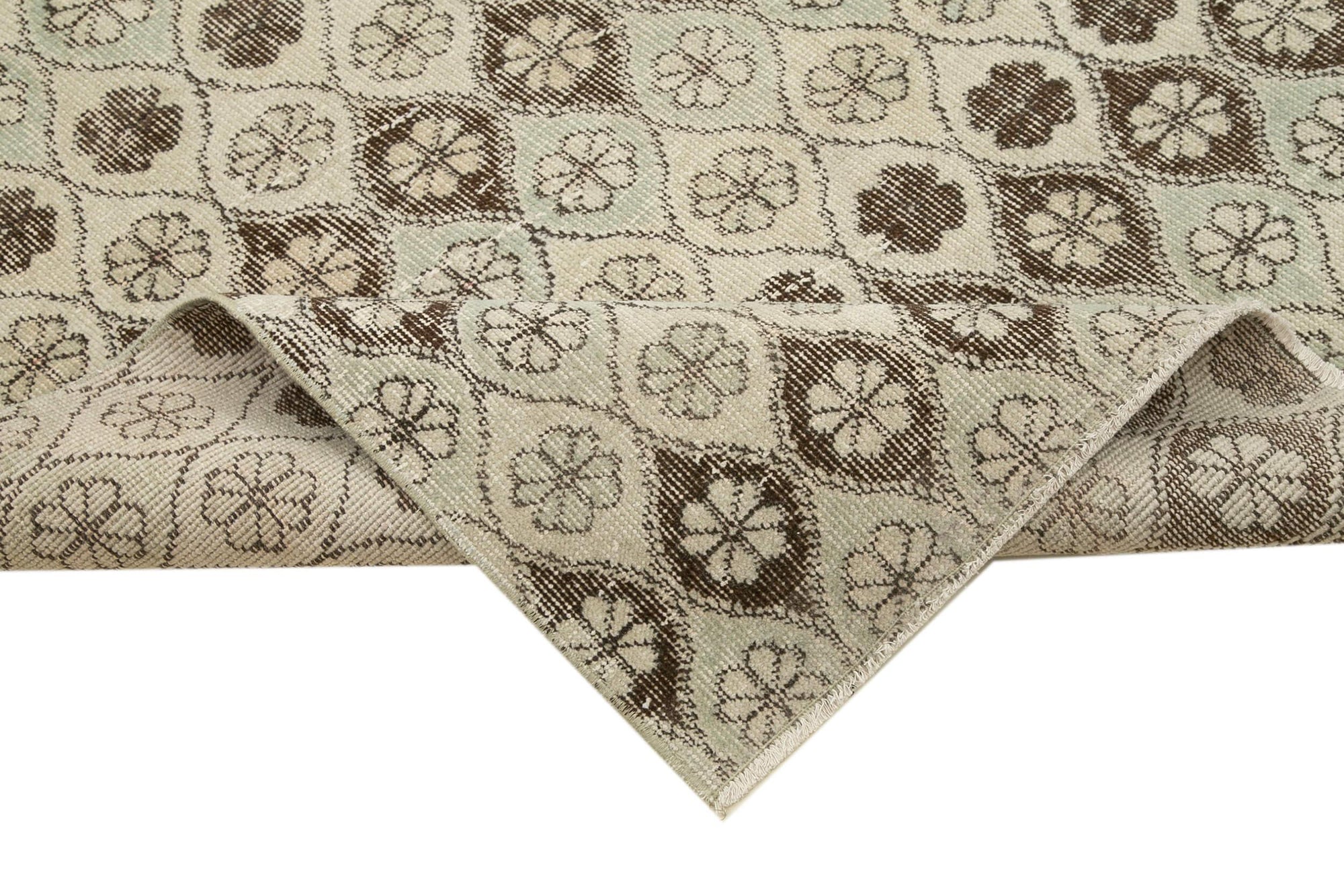 5 x 9 Beige Bohemian Rug  - 746