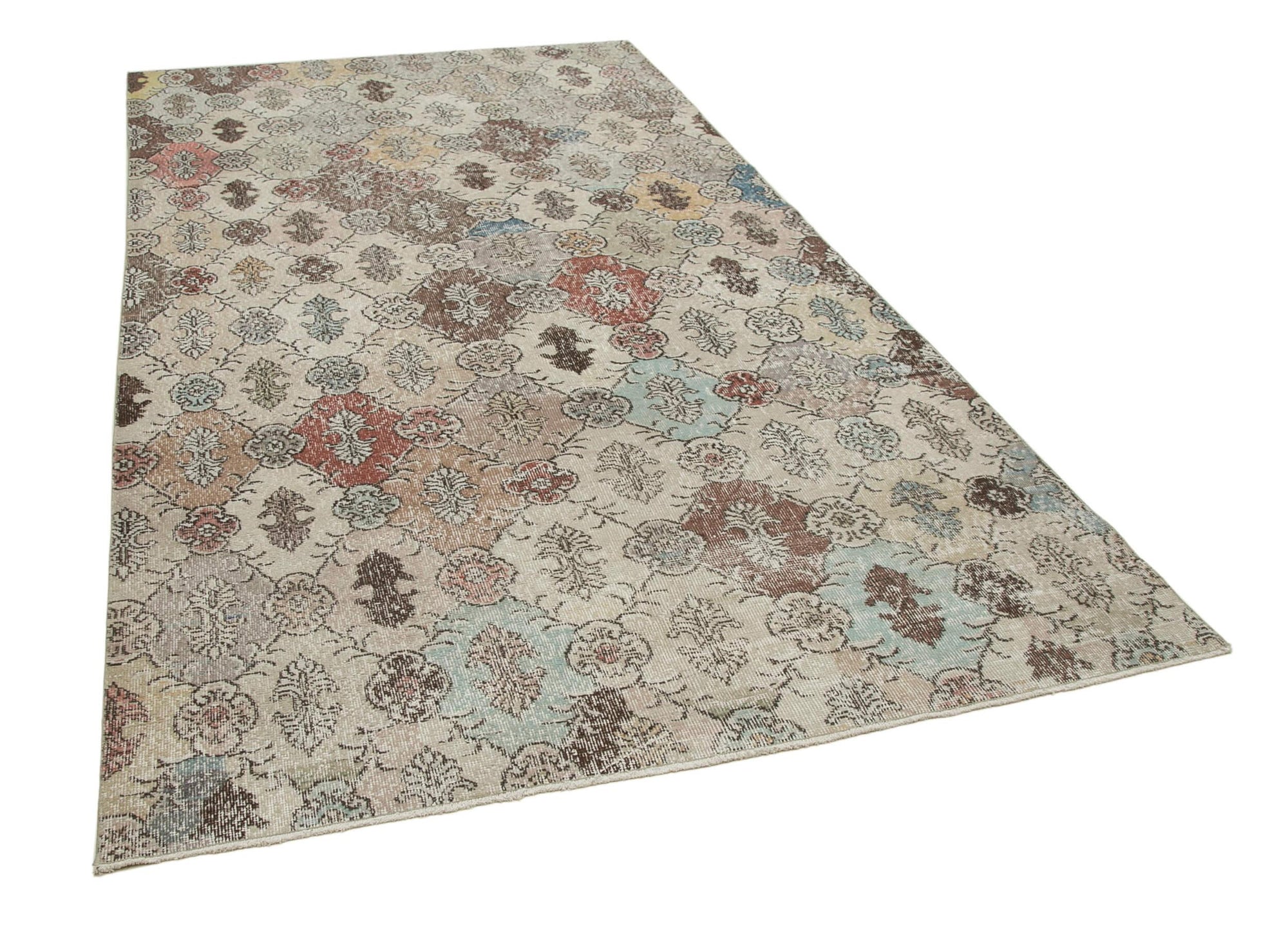 5 x 10 Beige Bohemian Rug  - 747