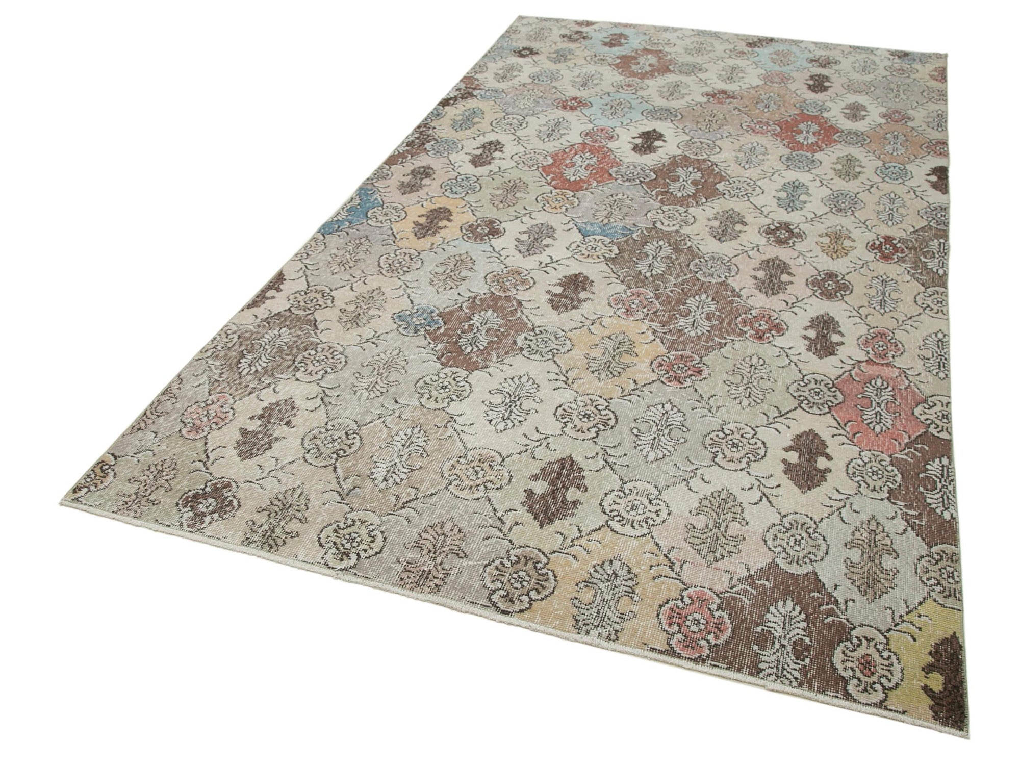 5 x 10 Beige Bohemian Rug  - 747