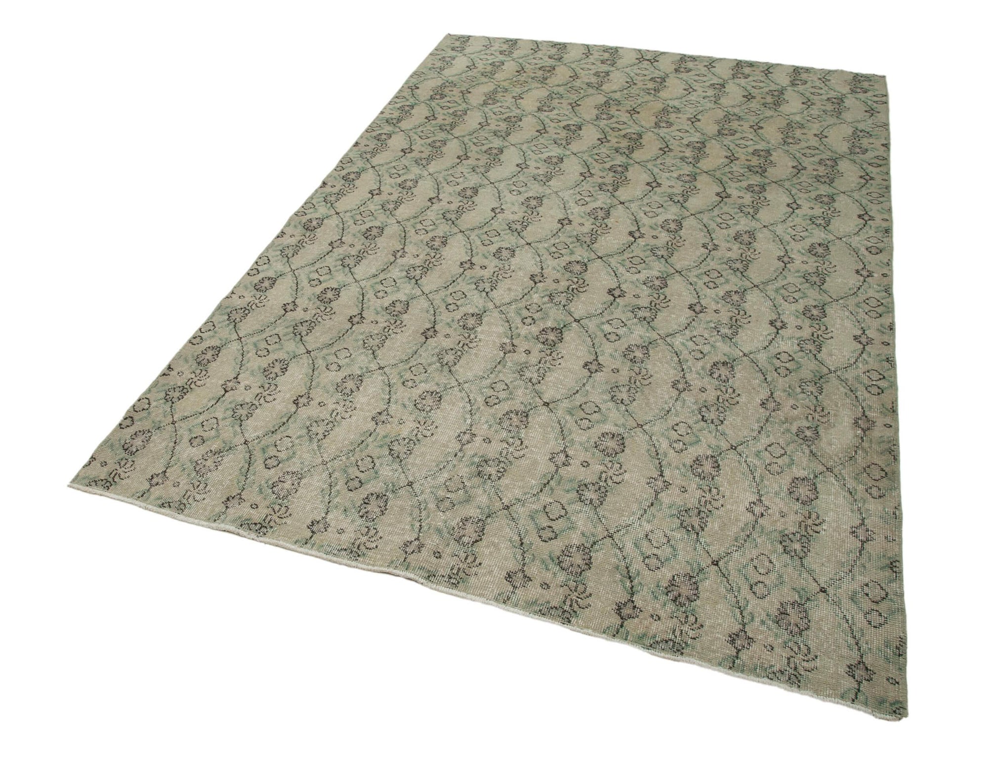 5 x 8 Beige Bohemian Rug  - 752