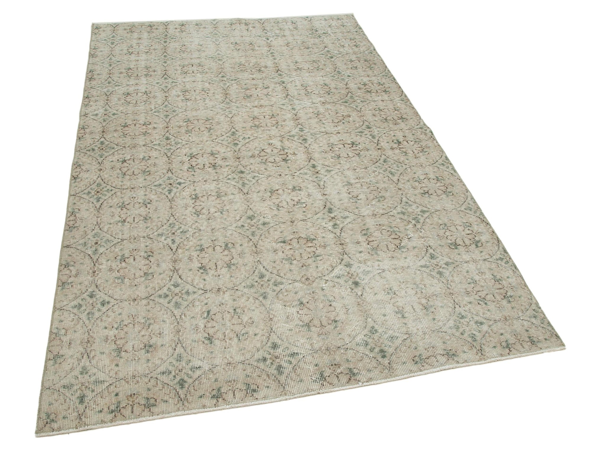 5 x 8 Beige Bohemian Rug  - 754