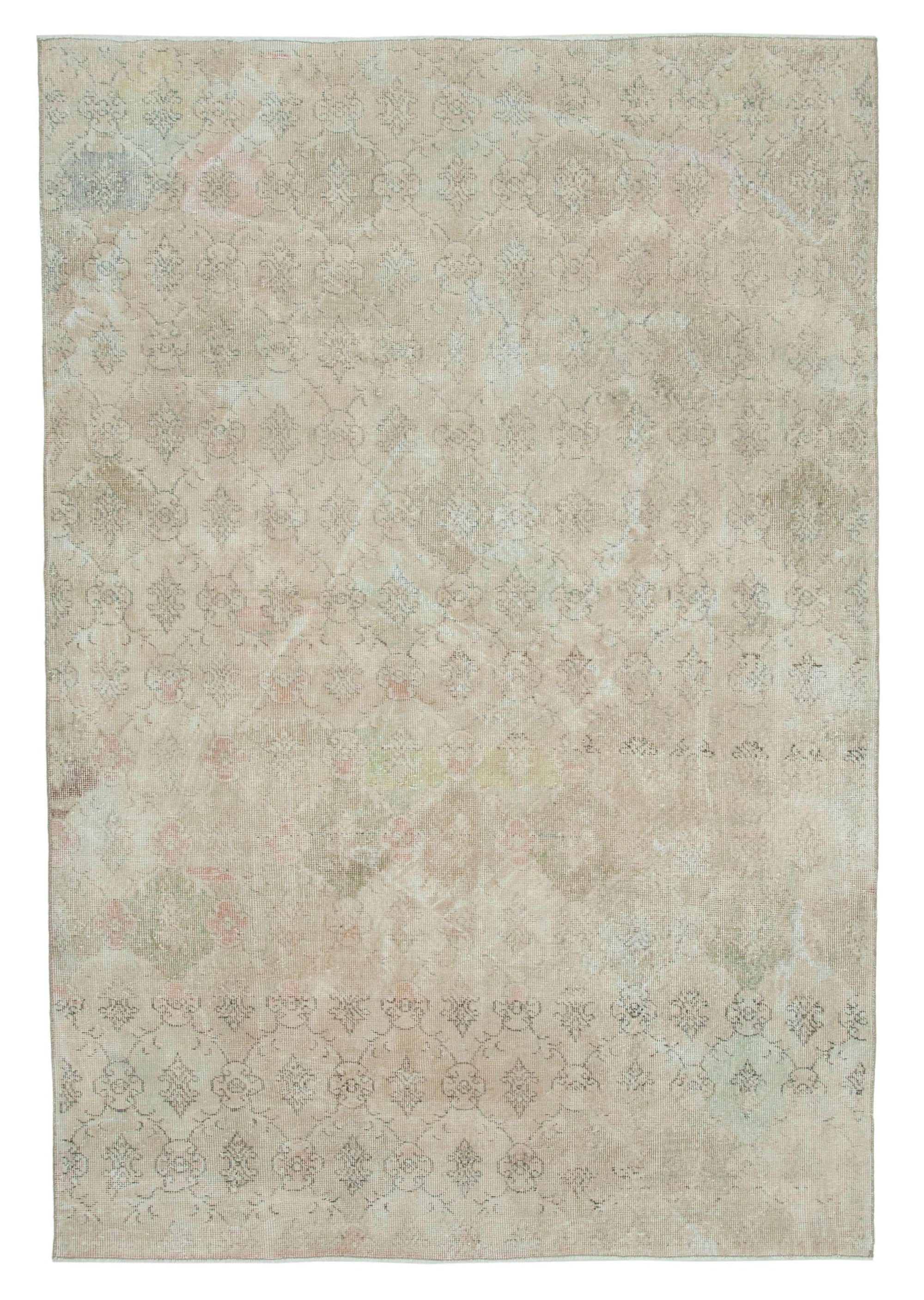 6 x 8 Beige Bohemian Rug  - 757