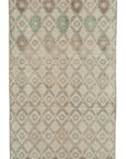 5 x 10 Beige Bohemian Rug  - 759