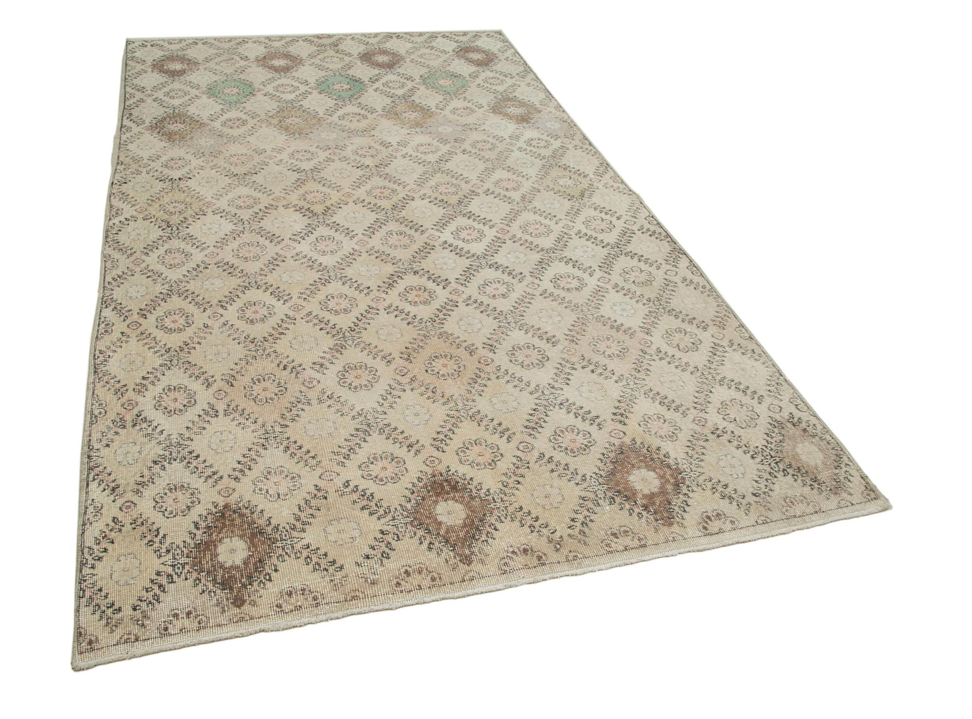 5 x 10 Beige Bohemian Rug  - 759