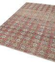 6 x 9 Red Bohemian Rug  - 763