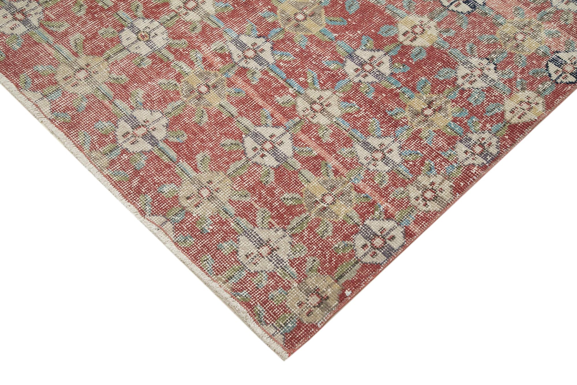 6 x 9 Red Bohemian Rug  - 763