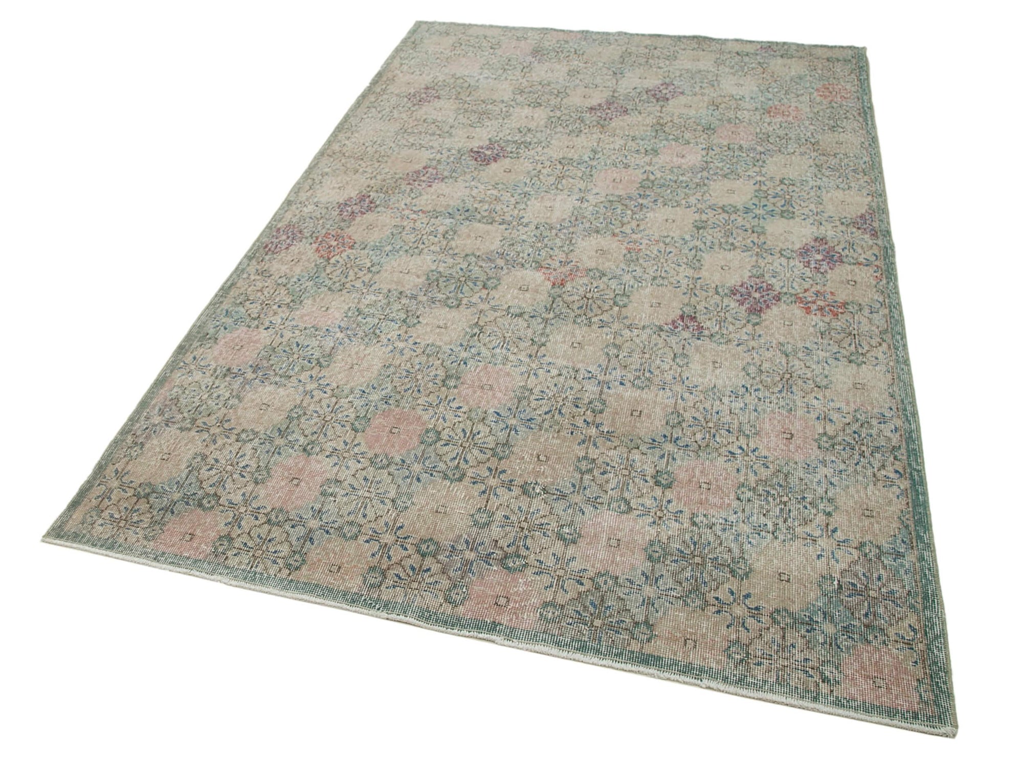 5 x 8 Beige Bohemian Rug  - 764