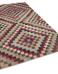 5 x 9 Red Bohemian Rug  - 765