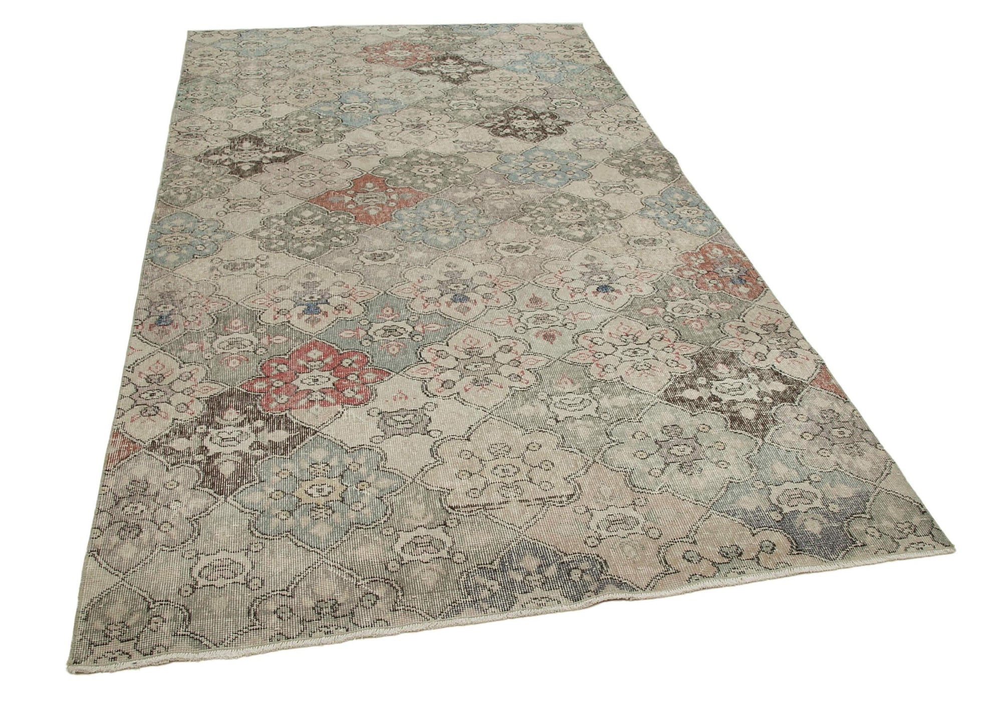 5 x 9 Beige Bohemian Rug  - 769