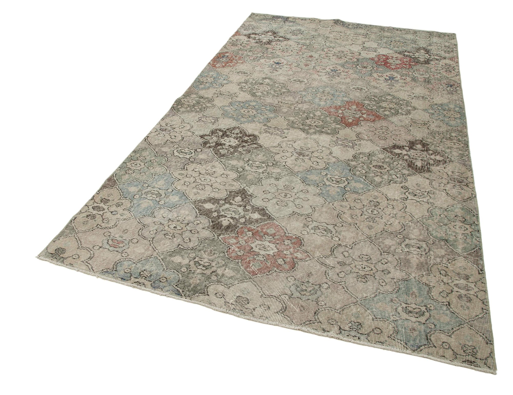 5 x 9 Beige Bohemian Rug  - 769