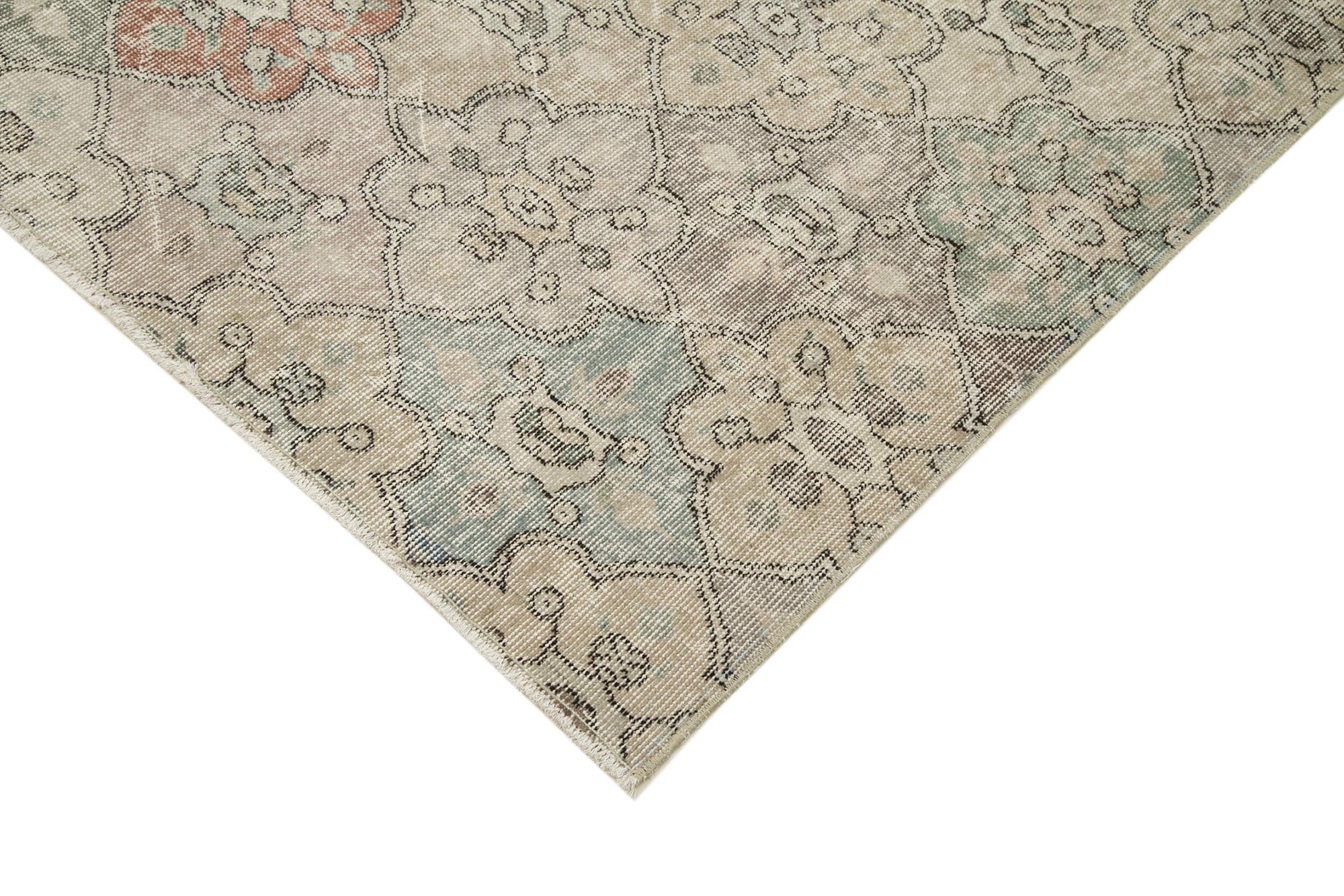 5 x 9 Beige Bohemian Rug  - 769