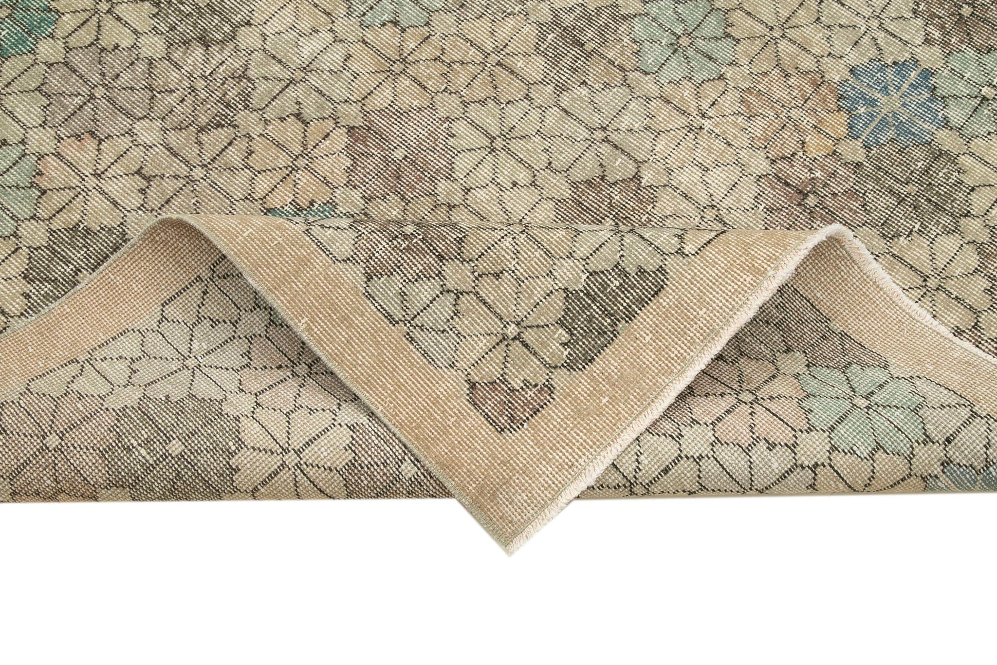 5 x 9 Beige Bohemian Rug  - 770