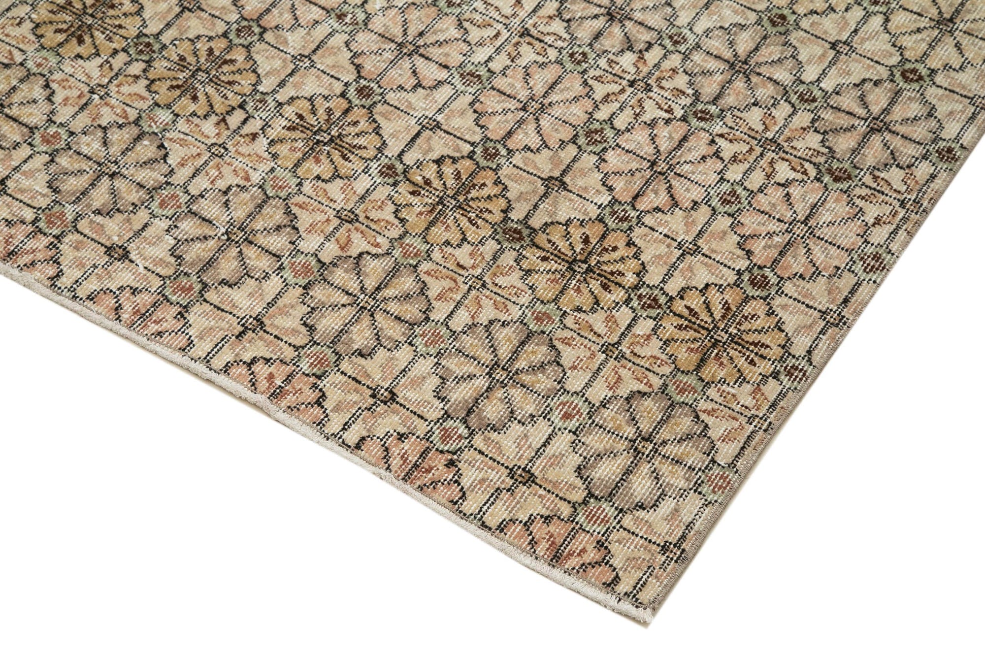 6 x 12 Beige Bohemian Rug  - 773