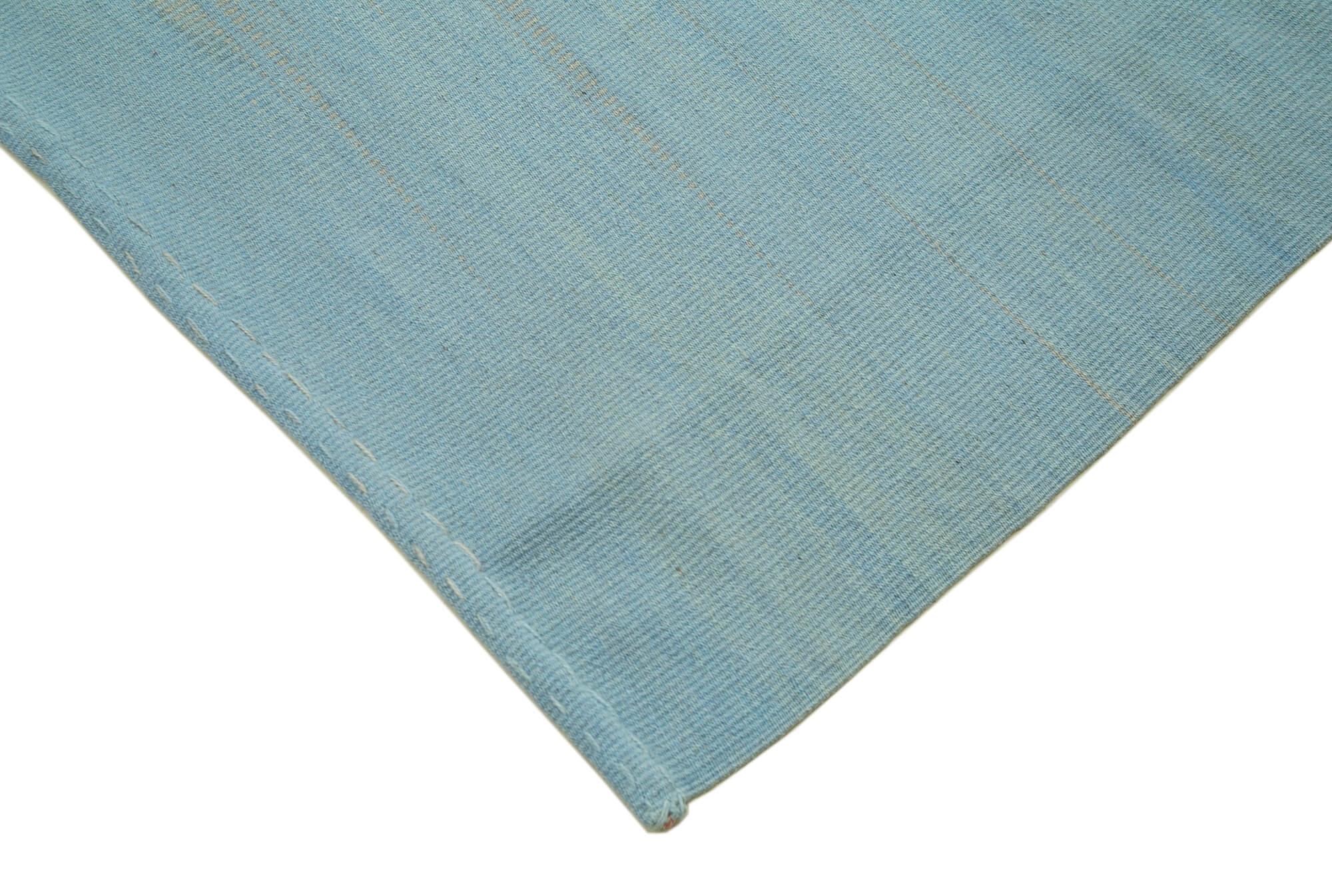 12 x 15 Blue Contemporary Kilim Rug - 906