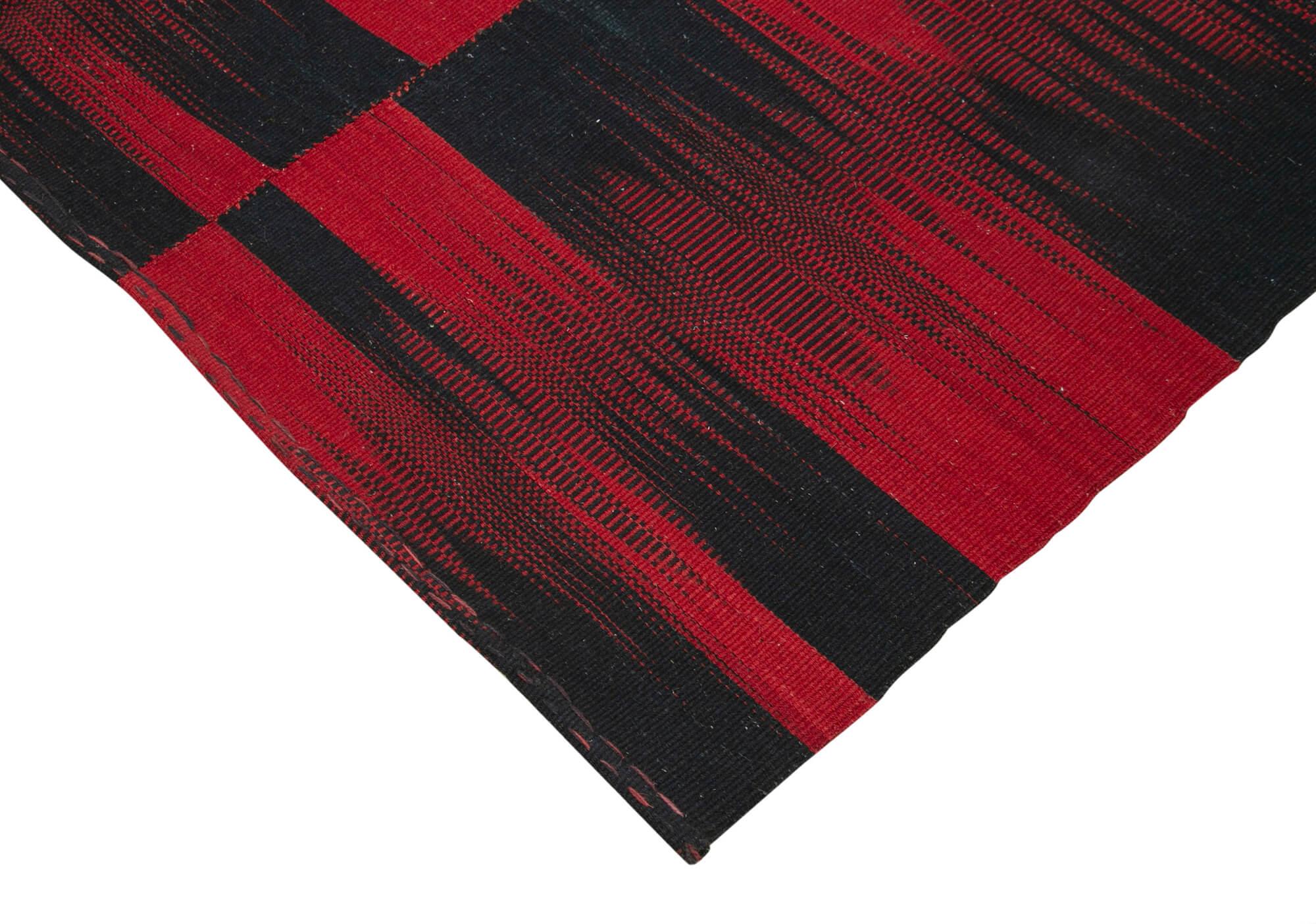 7 x 9 Red Contemporary Kilim Rug - 834