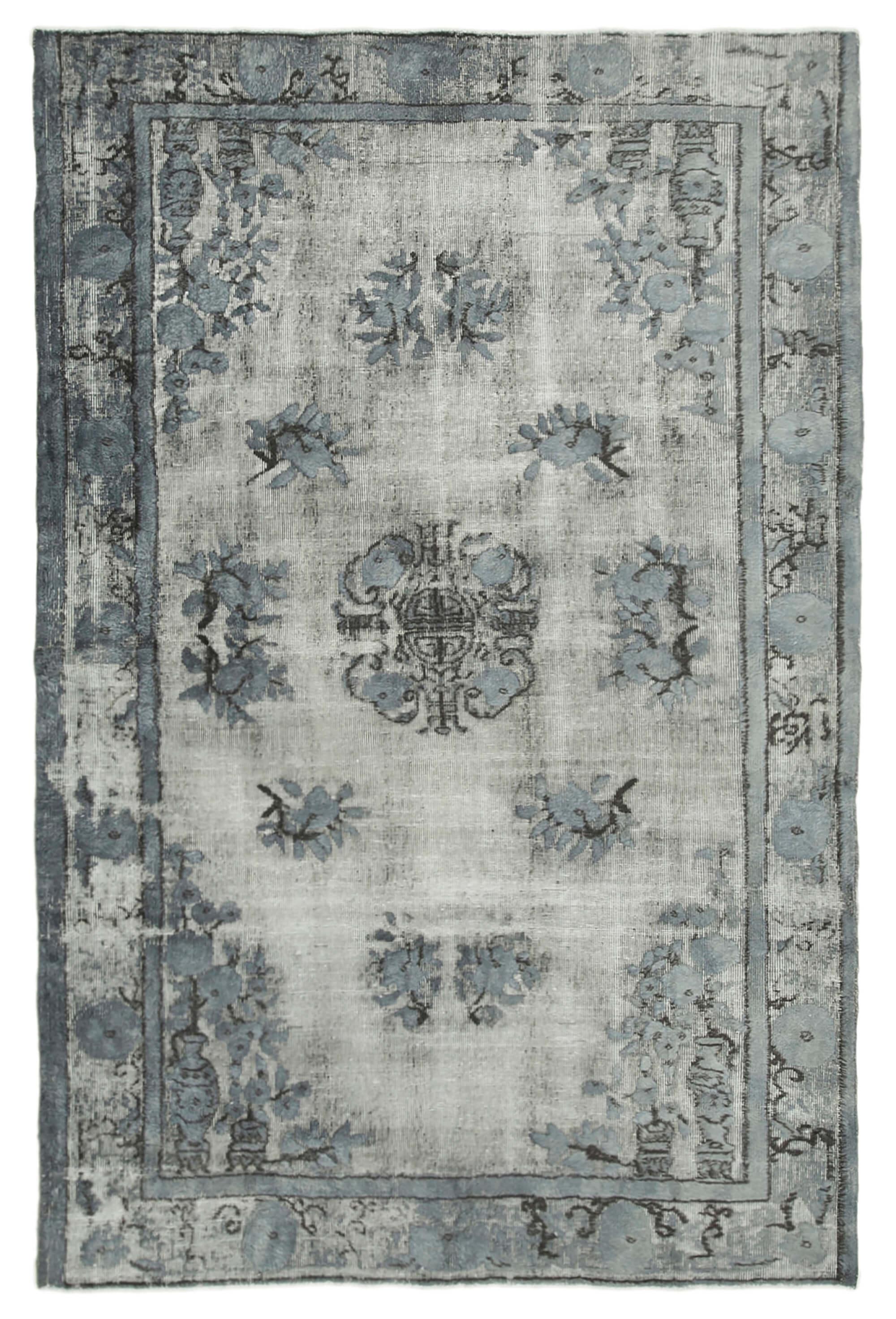 6 x 9 Grey Over Dyed Rug - 946