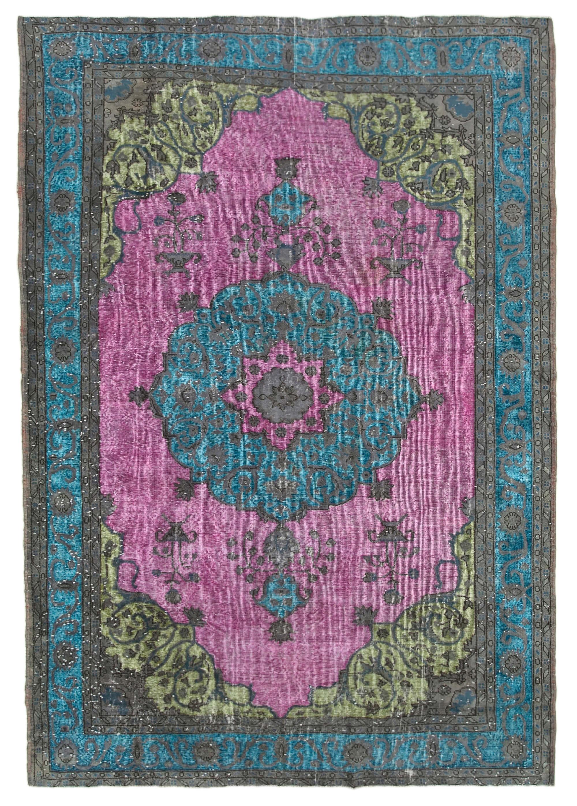 7 x 10 Pink Over Dyed Rug - 210