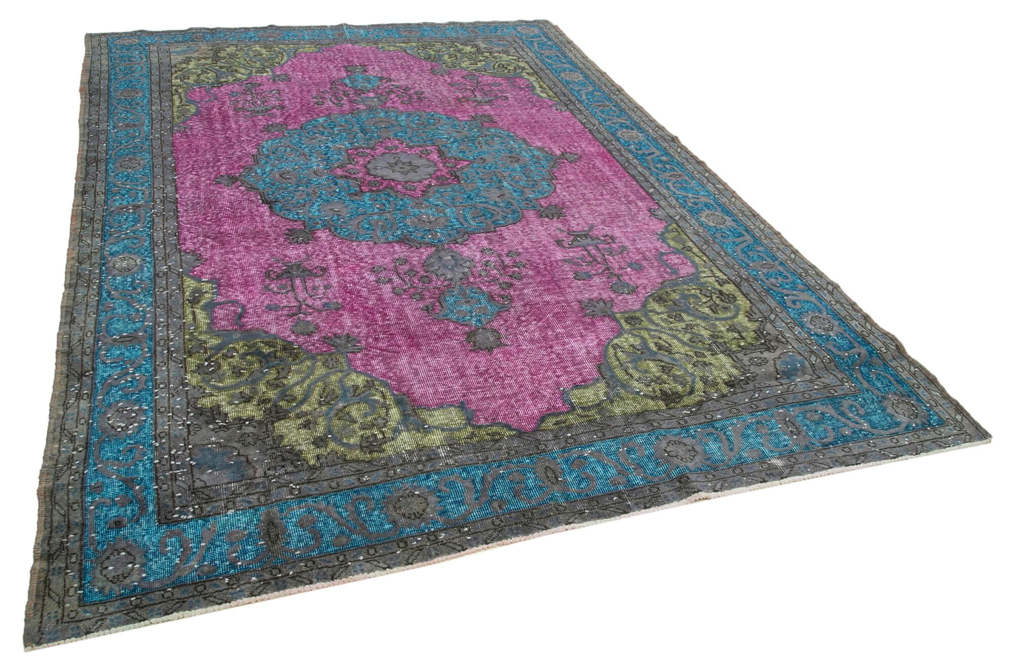 7 x 10 Pink Over Dyed Rug - 210