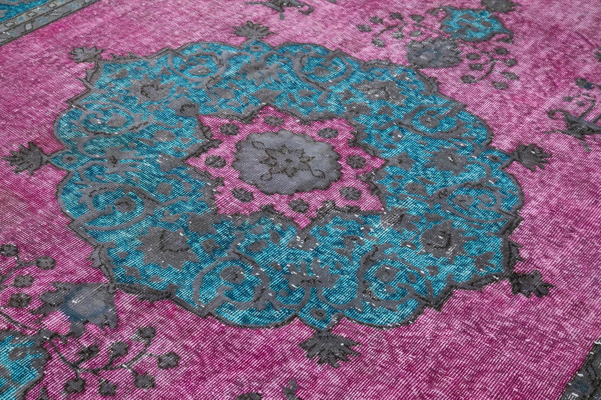 7 x 10 Pink Over Dyed Rug - 210