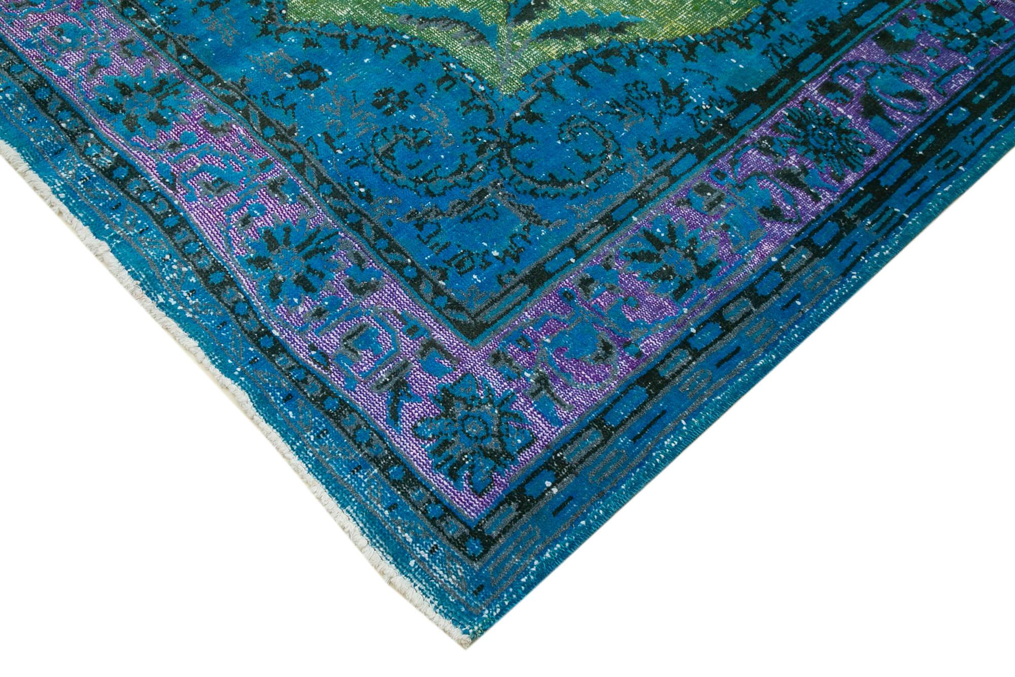 6 x 10 Blue Over Dyed Rug - 217