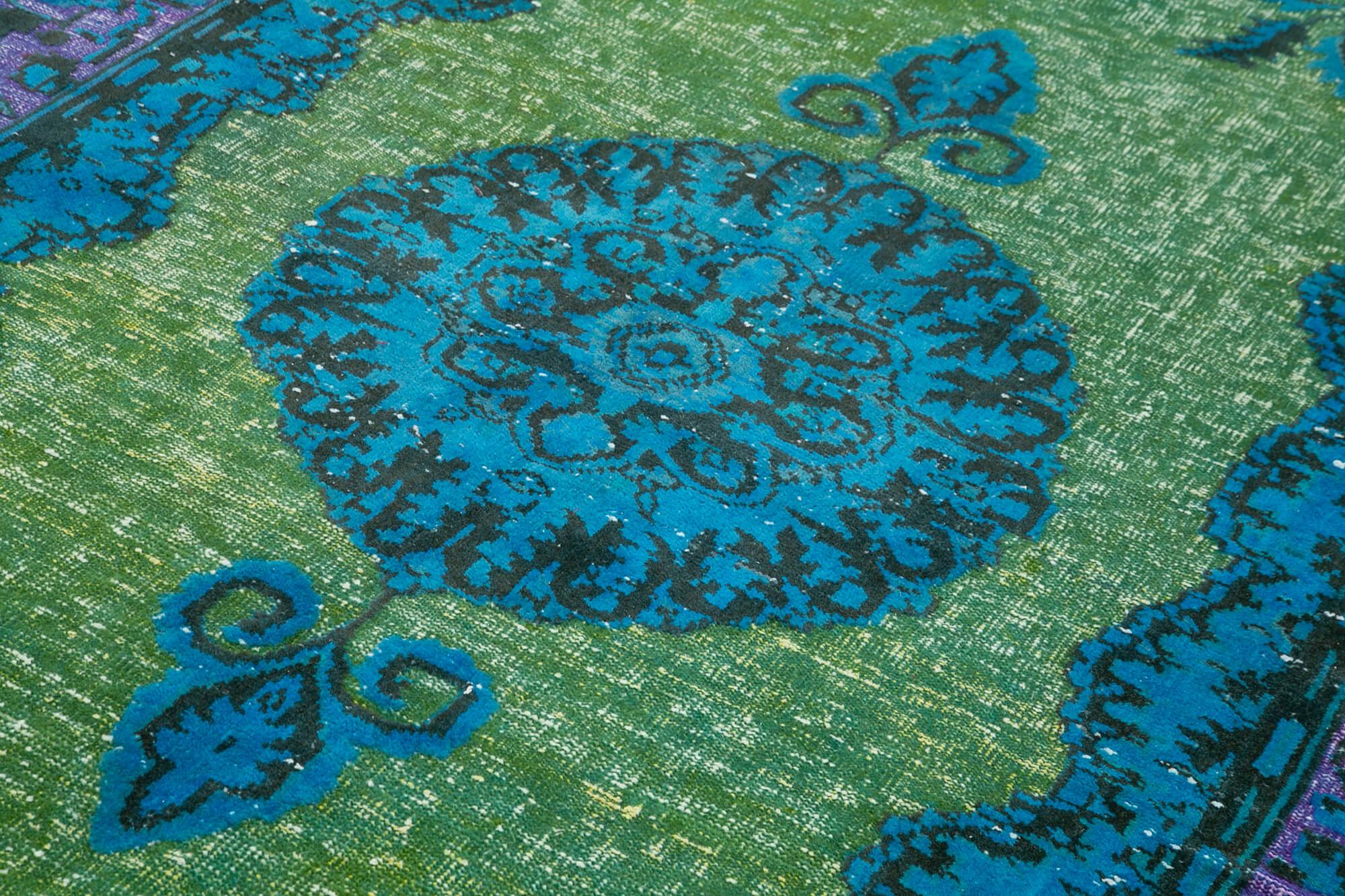 6 x 10 Blue Over Dyed Rug - 217